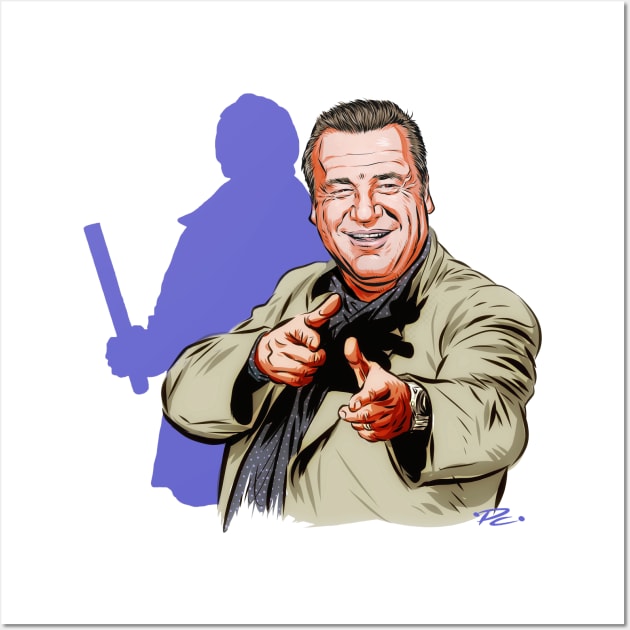 Ray Winstone - An illustration by Paul Cemmick Wall Art by PLAYDIGITAL2020